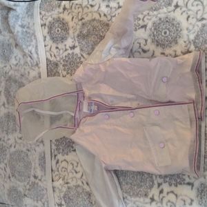 Cat & Jack clear rain jacket (size XS 4/5)